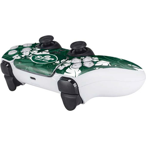 NFL New York Jets Tropical Print PS5 Controller Skin