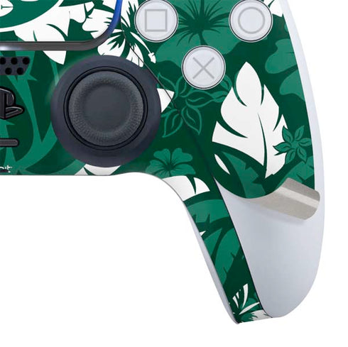 NFL New York Jets Tropical Print PS5 Controller Skin