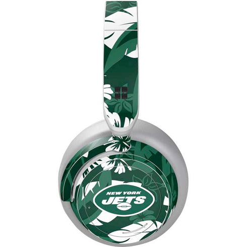 NFL New York Jets Tropical Print Surface Headphones Skin