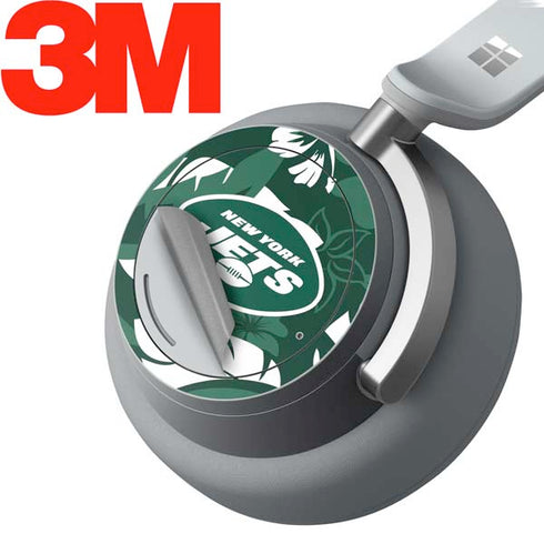 NFL New York Jets Tropical Print Surface Headphones Skin