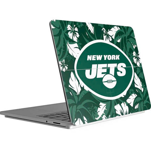 NFL New York Jets Tropical Print Surface Laptop Studio Skin