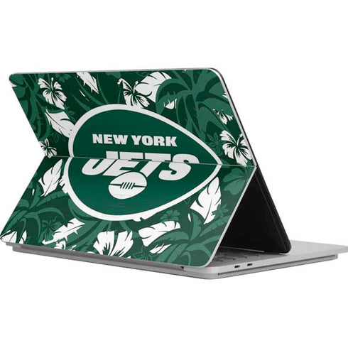 NFL New York Jets Tropical Print Surface Laptop Studio Skin