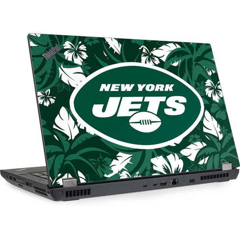 NFL New York Jets Tropical Print Lenovo ThinkPad Skin