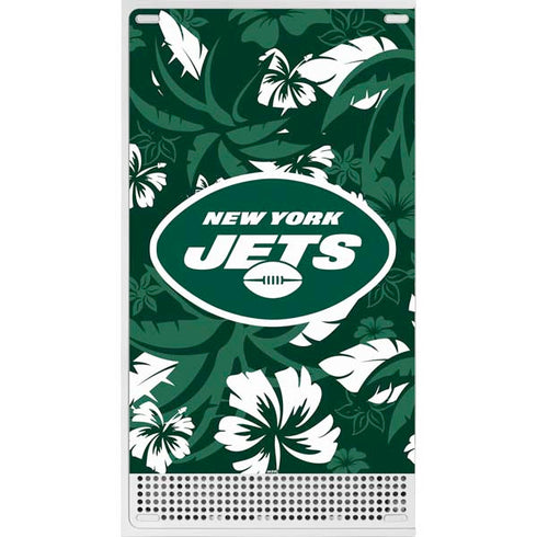 NFL New York Jets Tropical Print Xbox Series S Console Skin