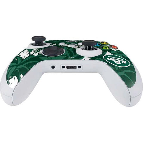 NFL New York Jets Tropical Print Xbox Series S Controller Skin