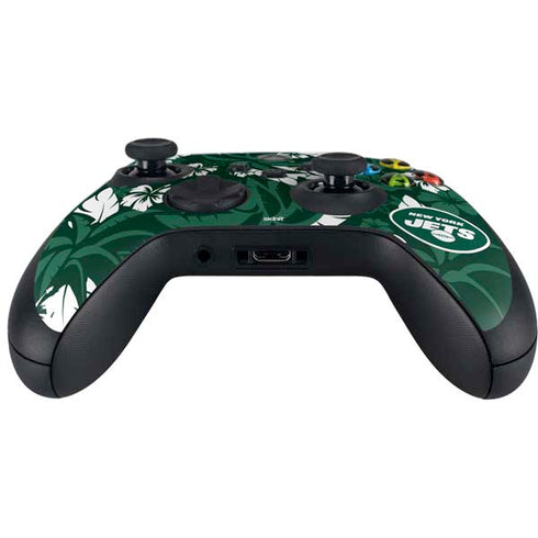 NFL New York Jets Tropical Print Xbox Series X Controller Skin