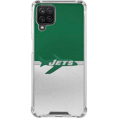 NFL New York Jets Vintage Galaxy A12 Clear Case