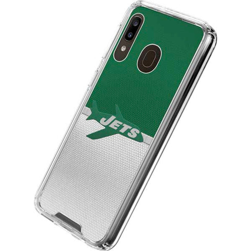NFL New York Jets Vintage Galaxy A30 Clear Case