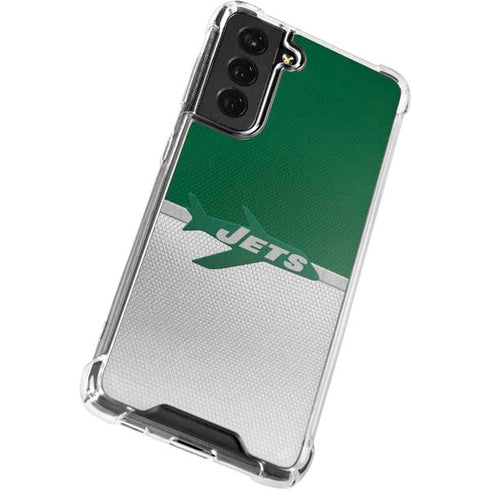 NFL New York Jets Vintage Galaxy S22 Plus Clear Case
