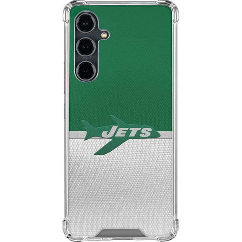 NFL New York Jets Vintage Galaxy S23 FE Clear Case