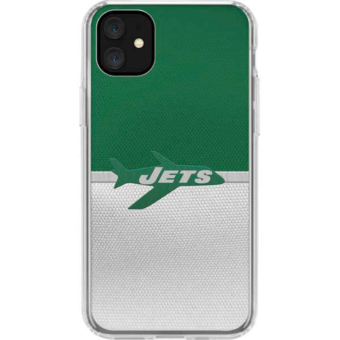 NFL New York Jets Vintage iPhone 11 Clear Case