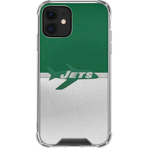 NFL New York Jets Vintage iPhone 12 Clear Case