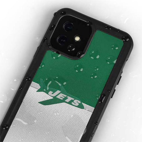 NFL New York Jets Vintage iPhone 12 Mini Waterproof Case