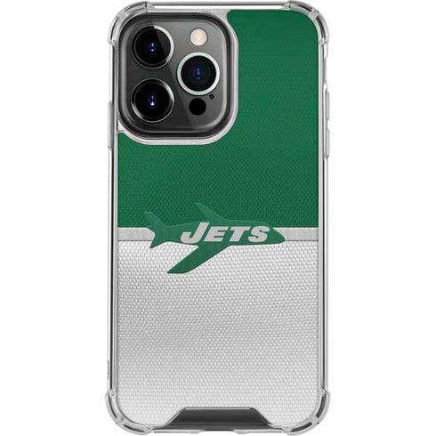 NFL New York Jets Vintage iPhone 15 Pro Clear Case