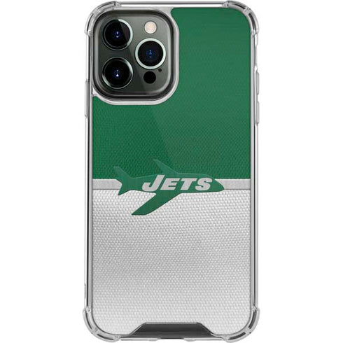 NFL New York Jets Vintage iPhone 14 Pro Max Clear Case