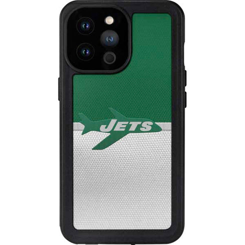 NFL New York Jets Vintage iPhone 14 Pro Max Waterproof Case
