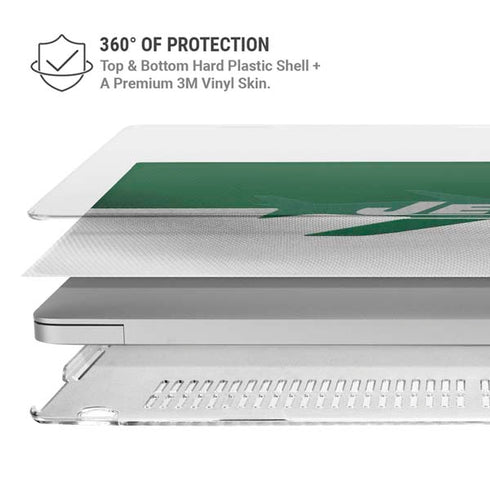 NFL New York Jets Vintage MacBook Air 13in M1 (2021) Case plus Skin