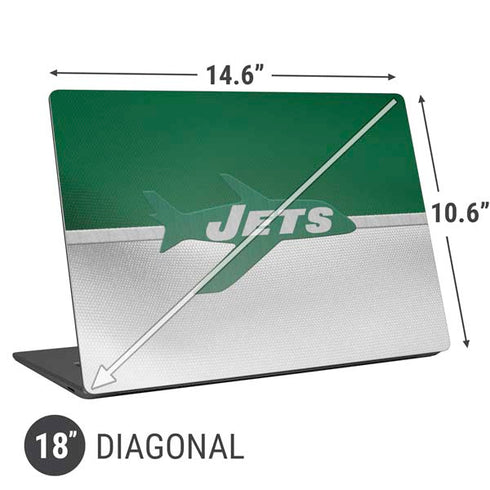 NFL New York Jets Vintage Universal Laptop 18in (14.6 x 10.6in) Skin