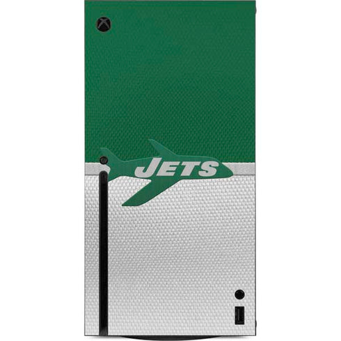 NFL New York Jets Vintage Xbox Series X Console Skin