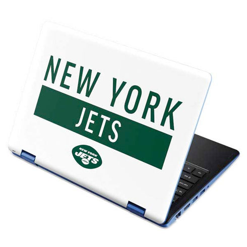 NFL New York Jets White Performance Series Aspire R11 11.6in Skin