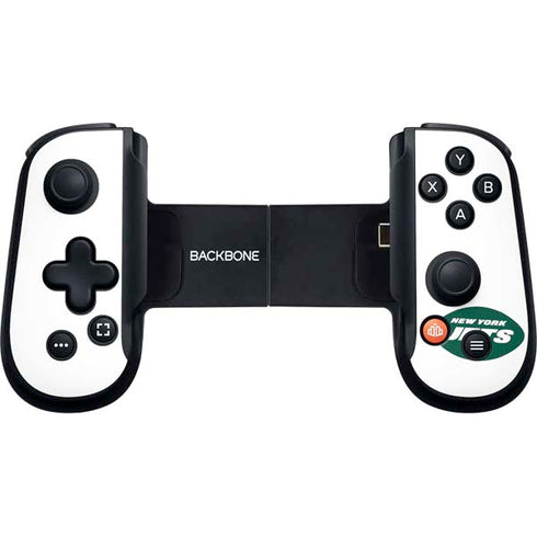 NFL New York Jets White Performance Series Backbone One for iPhone Game Controller Skin