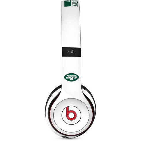 NFL New York Jets White Performance Series Beats Solo 2 Wireless Skin