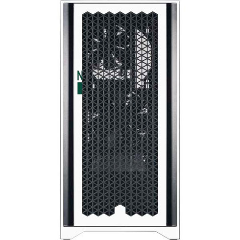 NFL New York Jets White Performance Series Corsair 4000D Tempered Glass Mid-Tower ATX Case Skin