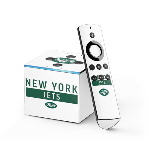 NFL New York Jets White Performance Series Fire TV Cube Skin