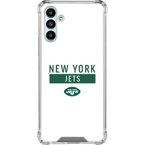 NFL New York Jets White Performance Series Galaxy A13 5G Clear Case