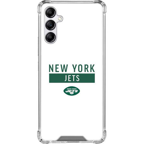 NFL New York Jets White Performance Series Galaxy A14 5G Clear Case