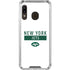 NFL New York Jets White Performance Series Galaxy A30 Clear Case