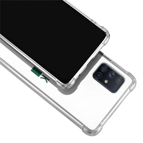 NFL New York Jets White Performance Series Galaxy A71 5G Clear Case
