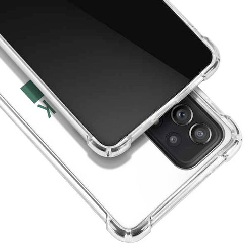 NFL New York Jets White Performance Series Galaxy A72 5G Clear Case