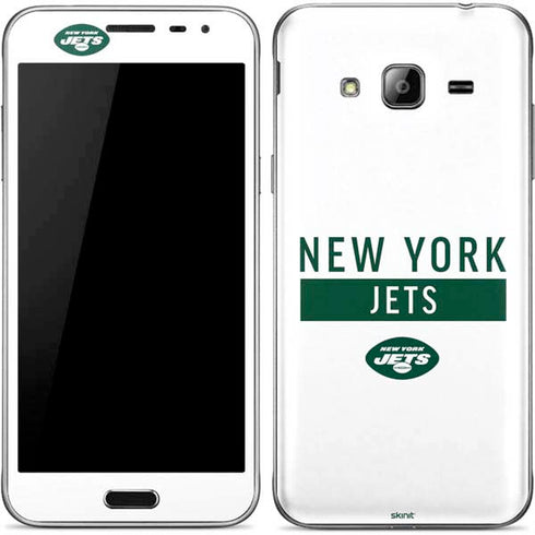 NFL New York Jets White Performance Series Galaxy J3 Skin