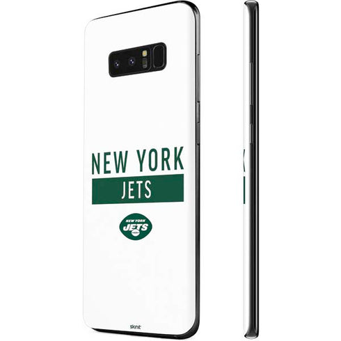 NFL New York Jets White Performance Series Galaxy Note 8 Skin
