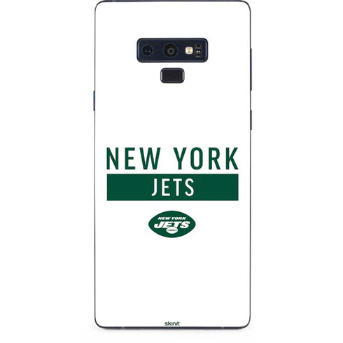 NFL New York Jets White Performance Series Galaxy Note 9 Skin