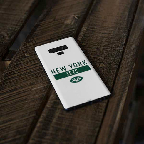 NFL New York Jets White Performance Series Galaxy Note 9 Skin