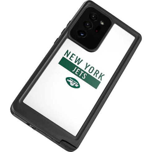 NFL New York Jets White Performance Series Galaxy Note20 Ultra 5G Waterproof Case