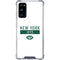 NFL New York Jets White Performance Series Galaxy S20 FE Clear Case