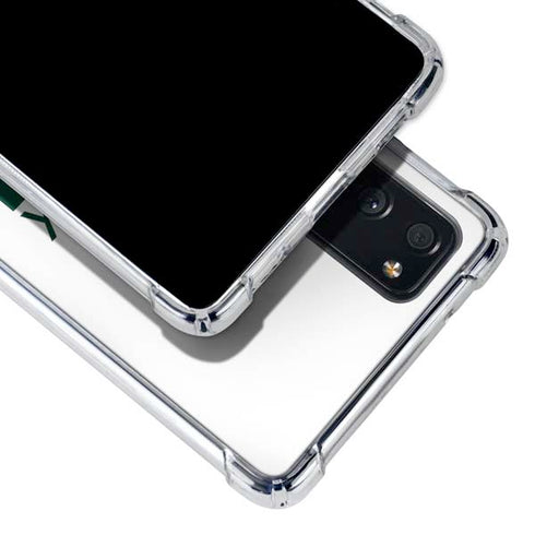 NFL New York Jets White Performance Series Galaxy S20 FE Clear Case