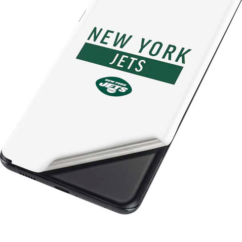 NFL New York Jets White Performance Series Galaxy S21 5G Skin