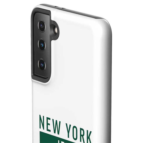 NFL New York Jets White Performance Series Galaxy S21 FE Pro Case