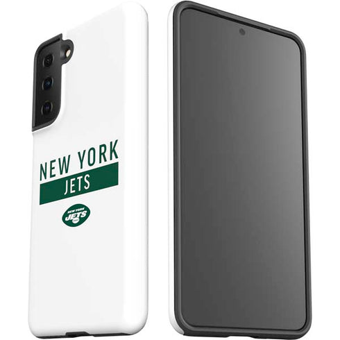 NFL New York Jets White Performance Series Galaxy S21 FE Pro Case