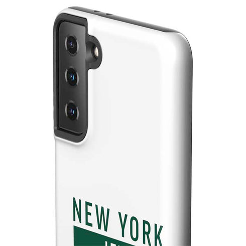 NFL New York Jets White Performance Series Galaxy S21 Plus 5G Pro Case
