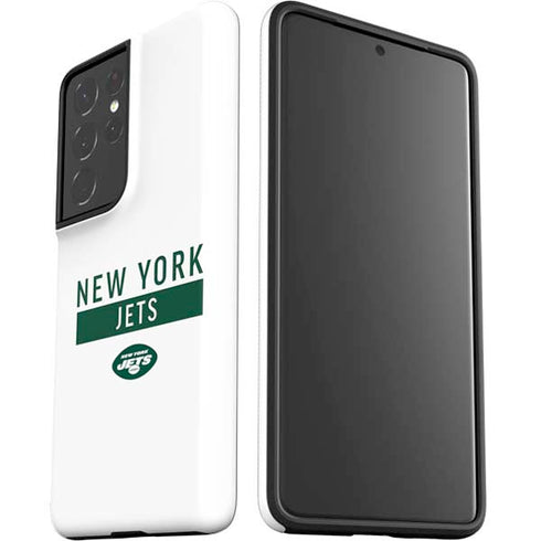 NFL New York Jets White Performance Series Galaxy S21 Ultra 5G Pro Case