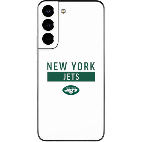 NFL New York Jets White Performance Series Galaxy S22 Skin