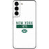 NFL New York Jets White Performance Series Galaxy S22 Skin