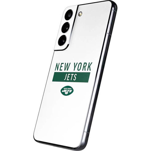 NFL New York Jets White Performance Series Galaxy S22 Skin