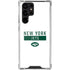 NFL New York Jets White Performance Series Galaxy S22 Ultra Clear Case