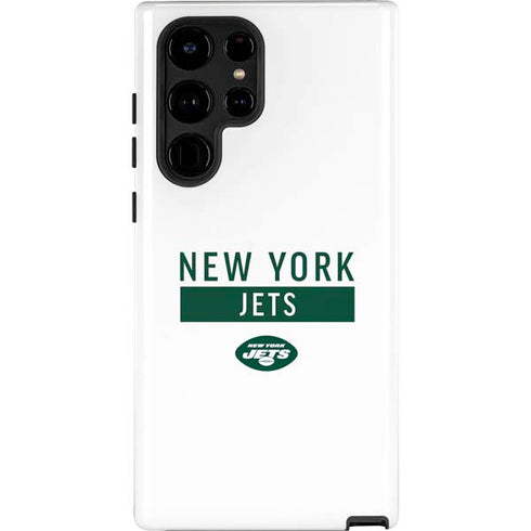 NFL New York Jets White Performance Series Galaxy S22 Ultra Pro Case